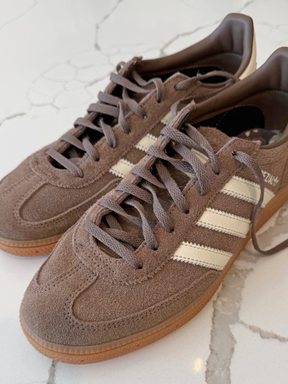 adidas Handball Spezial Chocolate Brown Suede Gum Sole Women's 9 / Men's 8